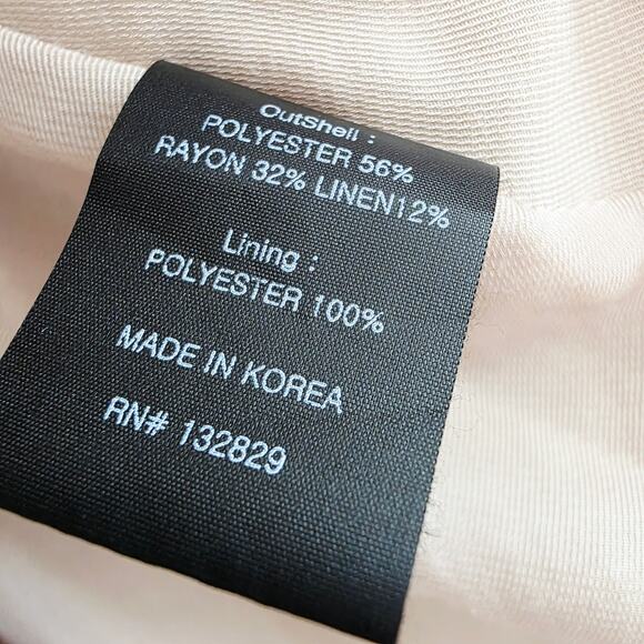 House of Harlow x Revolve Beige Polka Dot Off the Shoulder Mini Dress Sz Medium - Picture 6 of 10